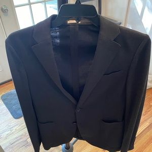 Nordstrom Rack Two Button Notch Lapel Stretch Cotton Blazer